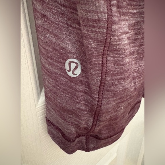 Lululemon sweat embrace long sleeve size 8 heathered arctic plum - Picture 5 of 9